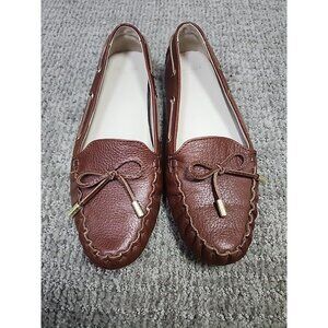 Cole Haan Driving Loafer Brown Leather Women's Size 8.5 B